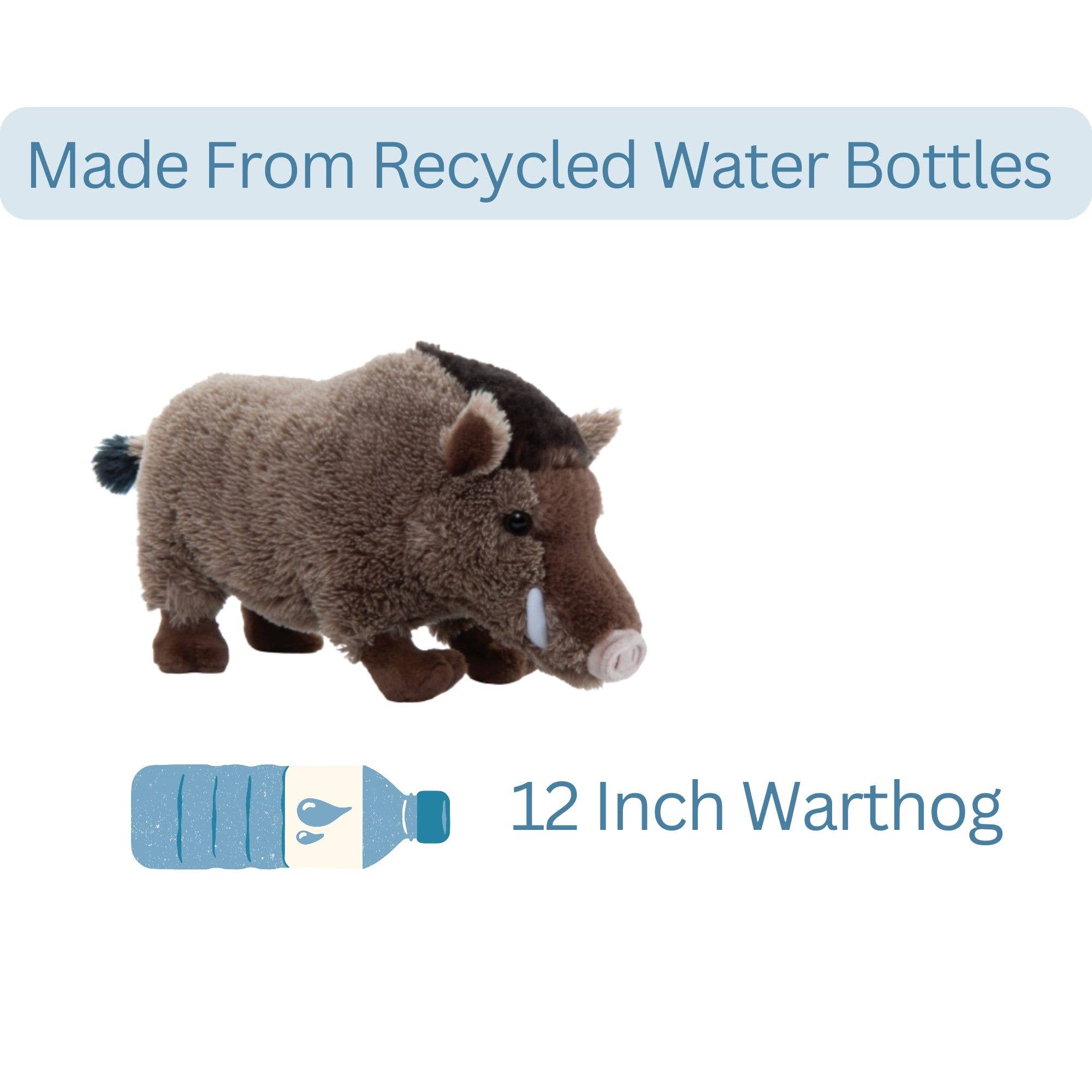 The Petting Zoo - Vente Peluche – enfant et bébé - Wild Onez Sanglier / Phacochère Moyen 12" (33cm)3