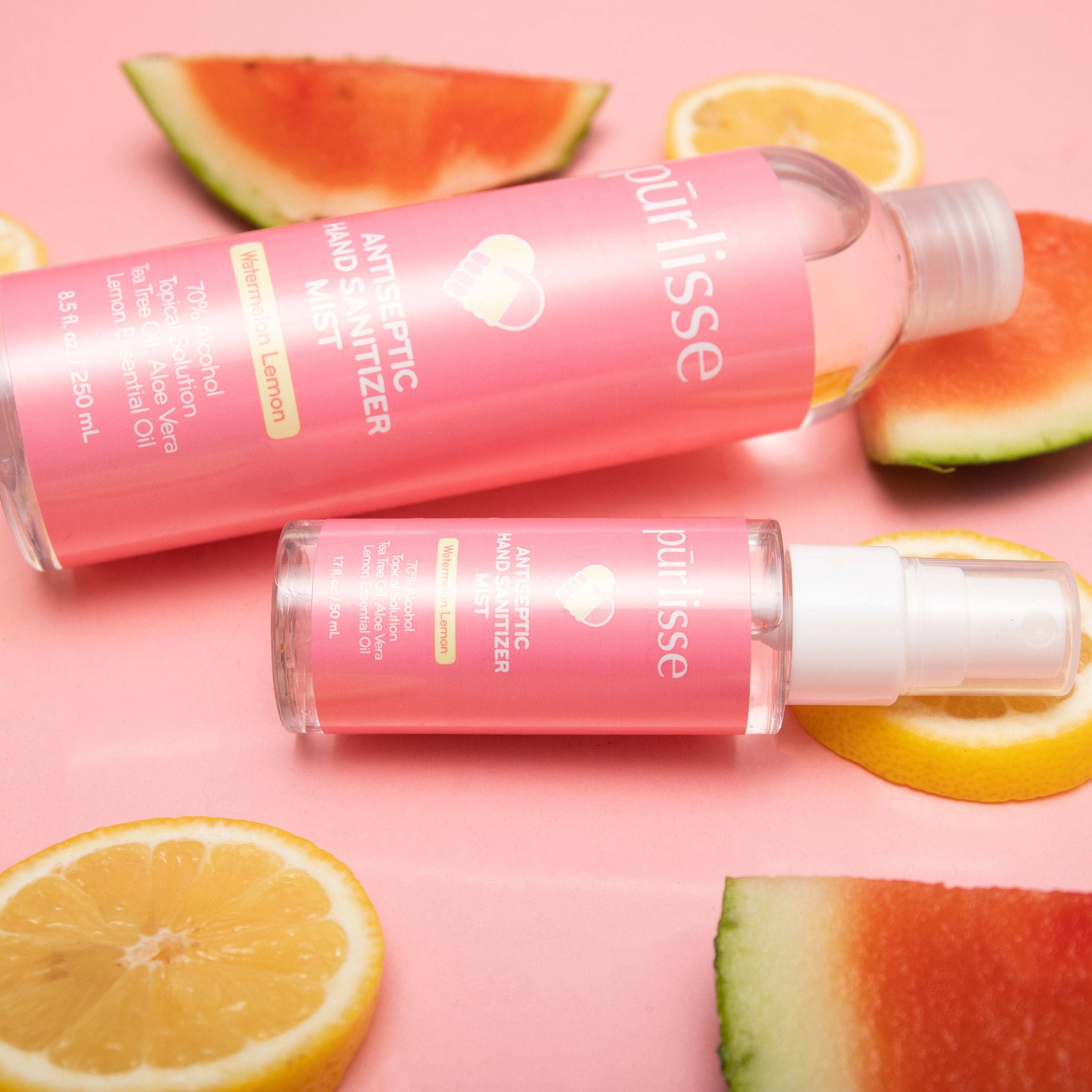 Purlisse Beauty - Wholesale Hand Sanitizer - Scented Antiseptic Hand Sanitizer Mist Refill Trio1