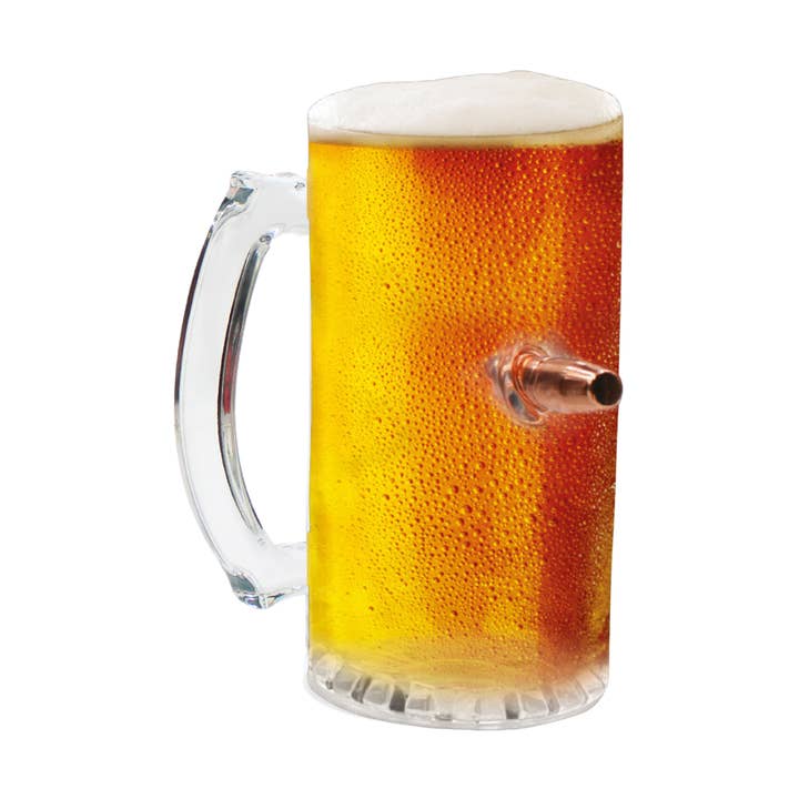 Last Man Standing - Bullet Beer Glass 500 ml for wholesale by CALIBER GOURMET / CAMPCO