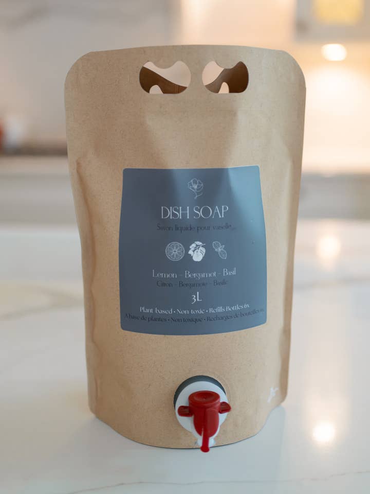 Dish Soap 3L Refill Pouch for wholesale by Wildflower Mercantile