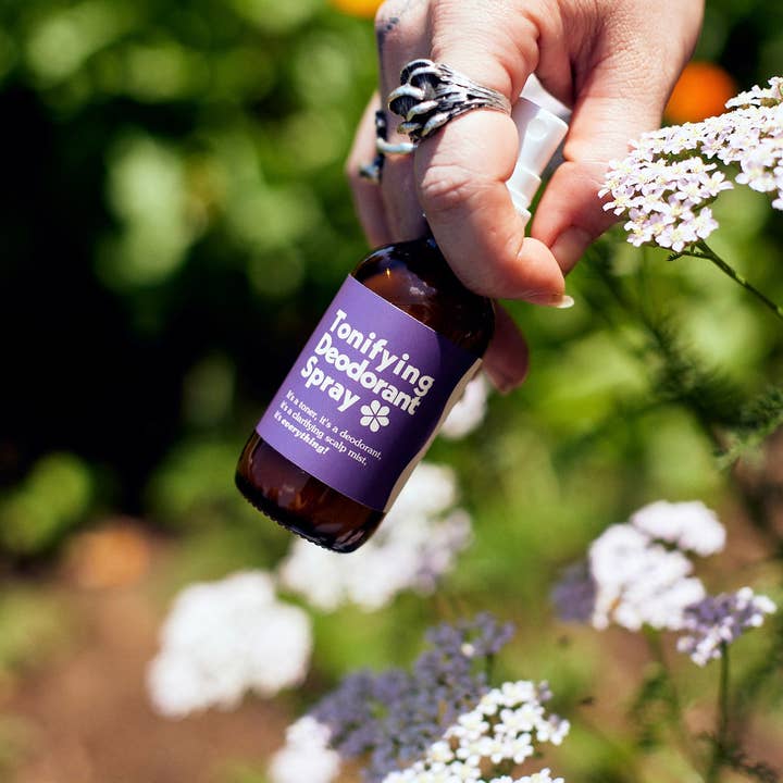 Cedar Hill Homestead - Wholesale Deodorant - Unisex - Tonifying Deodorant Spray– AHA BHA Natural Deodorizer3