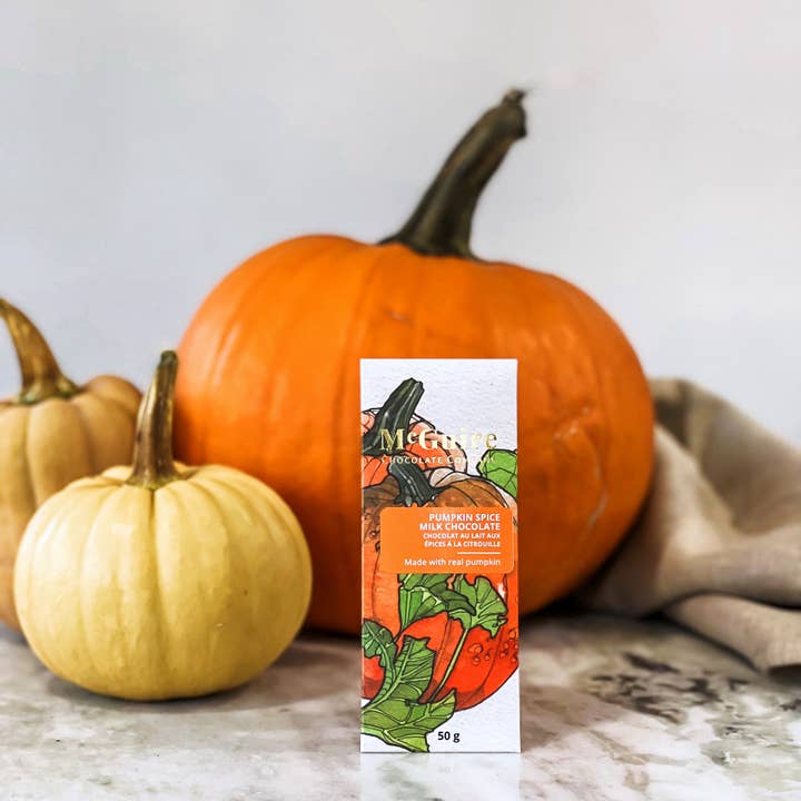 McGuire Chocolate Company - Wholesale Chocolate Bar - Pumpkin Spice Milk Chocolate1