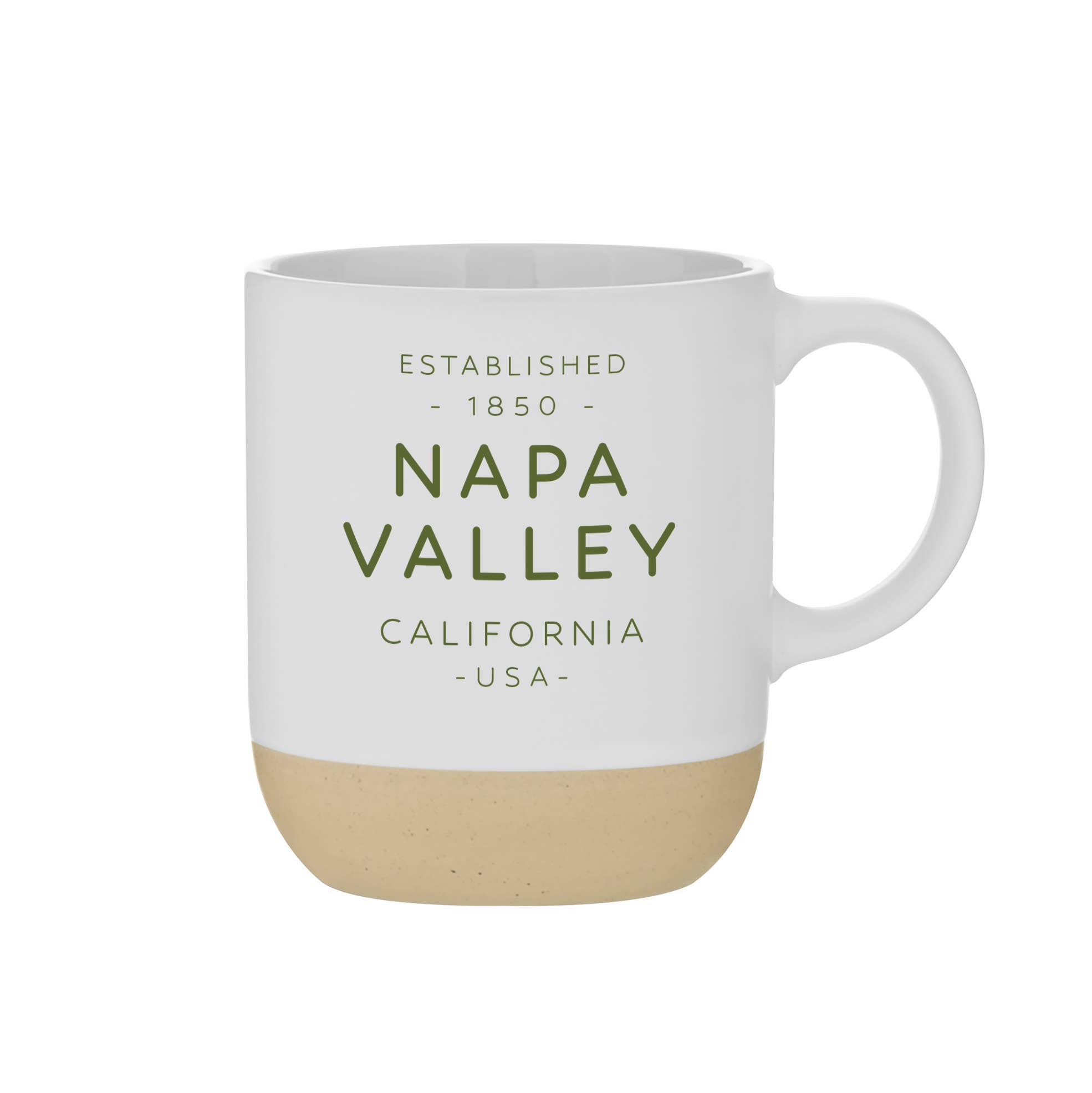 Mercantile 12 - Wholesale Coffee Mug - Custom TEXT COLLECTION 17 Oz. Matte Terra Ceramic Mug1