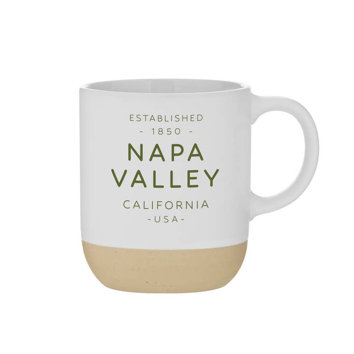 Mercantile 12 - Wholesale Coffee Mug - Custom TEXT COLLECTION 17 Oz. Matte Terra Ceramic Mug1