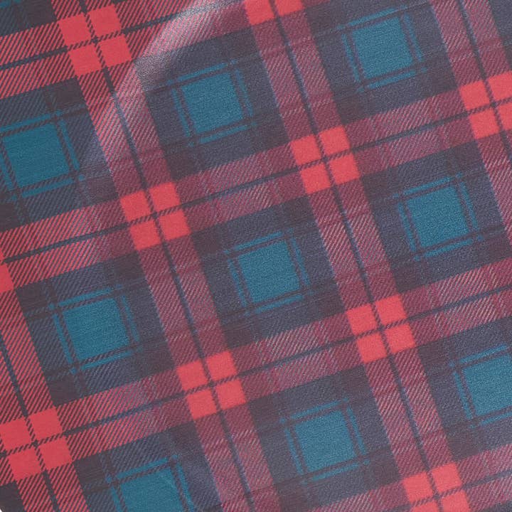 Red Green Tartan Style Charger Plate for wholesale on Faire4