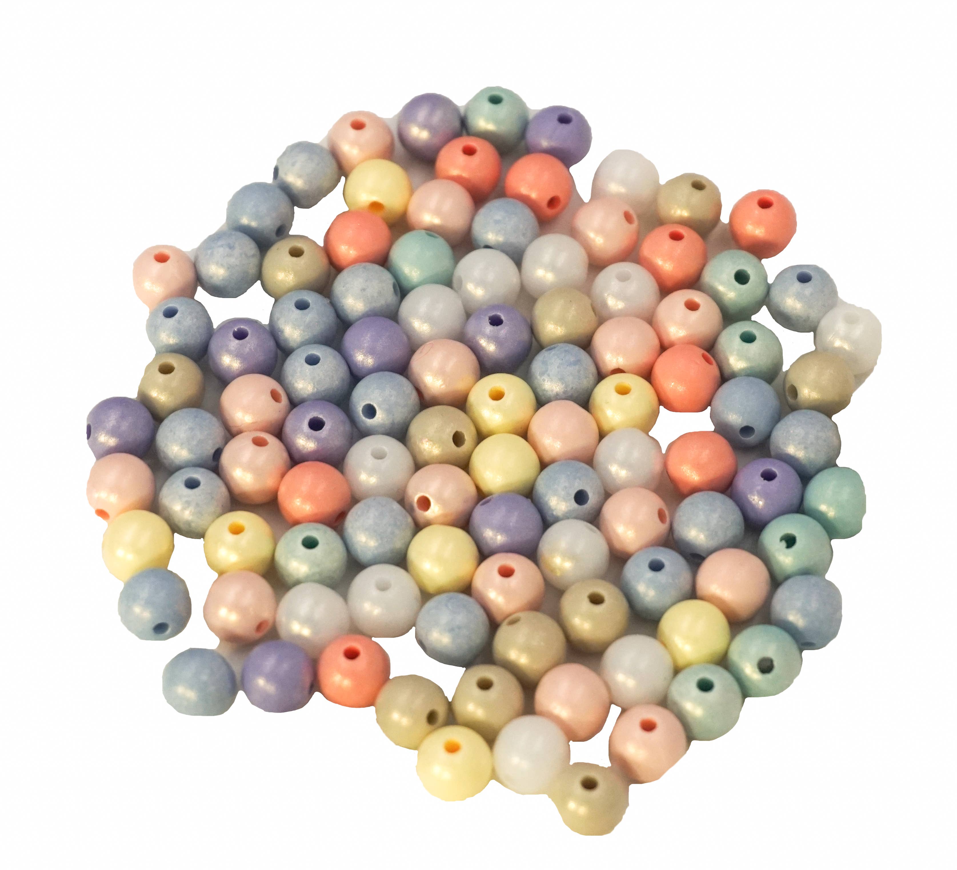 Angels Craft – wholesale Pärlor – Akrylpärlor – Blandade AB-färger, 8 mm6