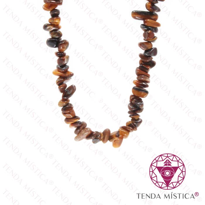 Tiger Eye Chips Necklace for wholesale by Tenda Mística
