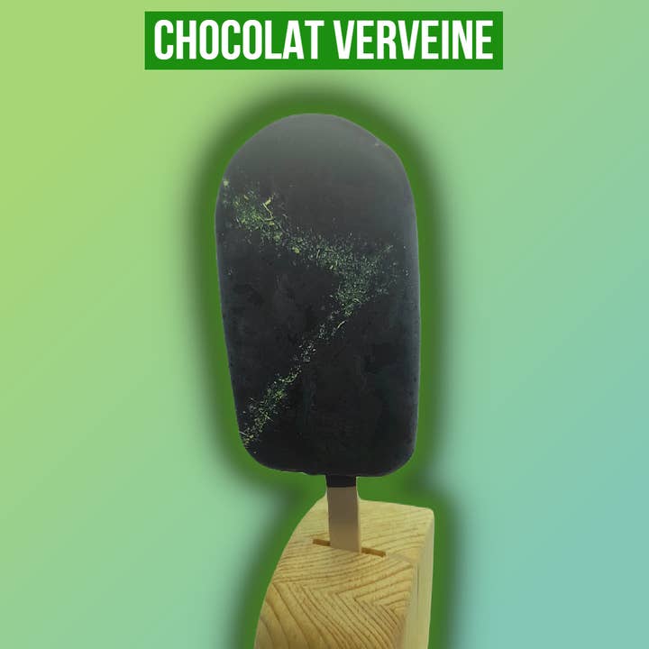 Chocolate Verbena Ice Cream Stick - Organic and Vegan for wholesale by Banana Square