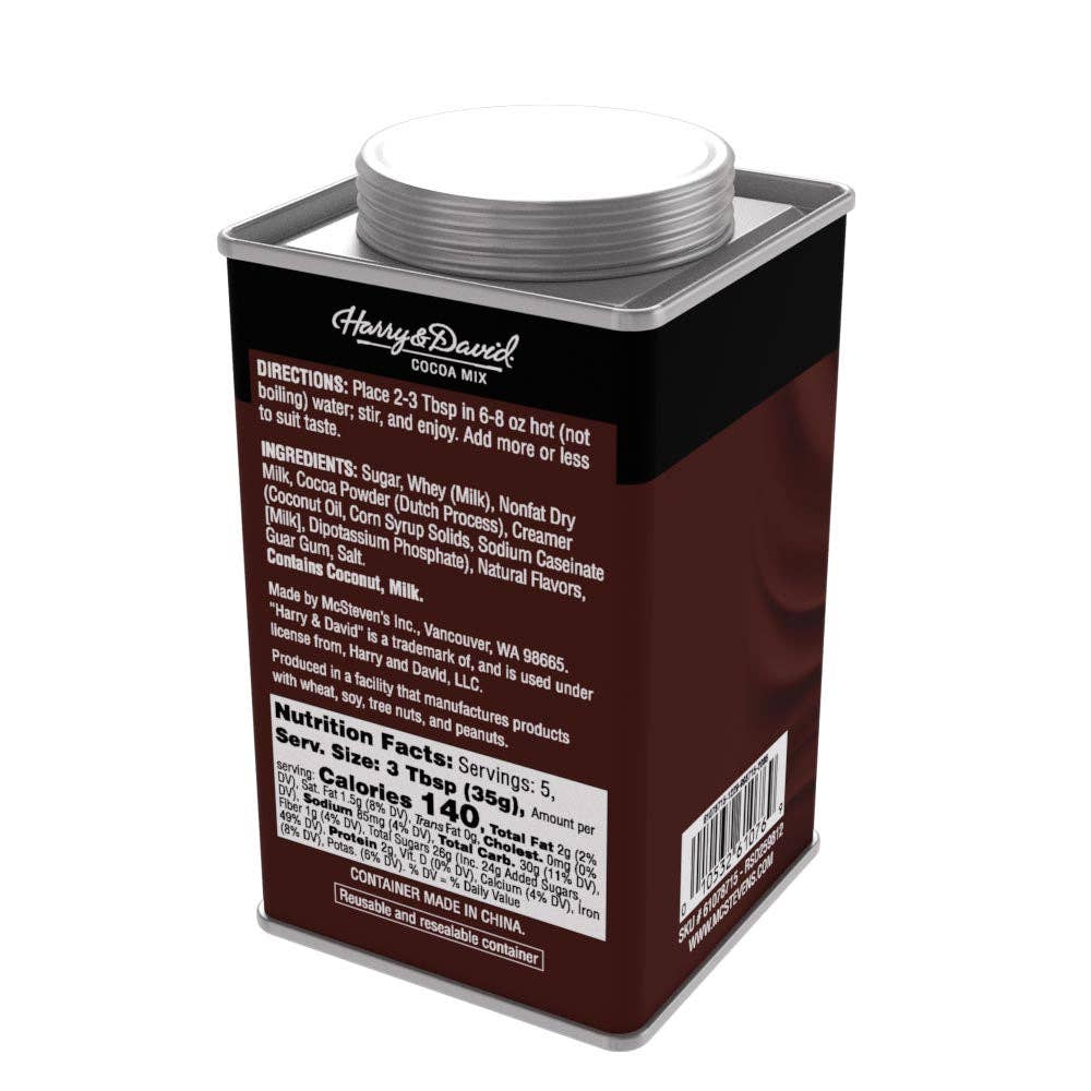 McSteven's - Wholesale Hot Cocoa Mix/Kit - H&D® Truffle Cocoa - Sweet Milk Chocolate (6.25oz Tins)9