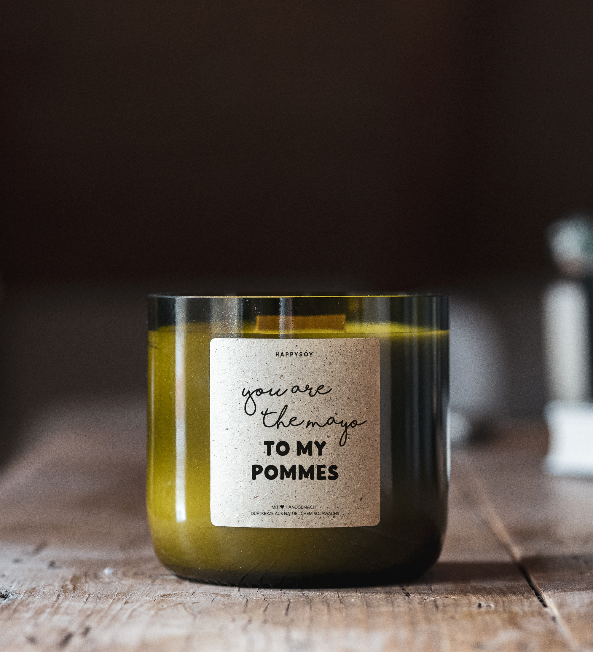Happysoy - Wholesale Jar/Filled Candle - Scented candle - you are the mayo to my fries1