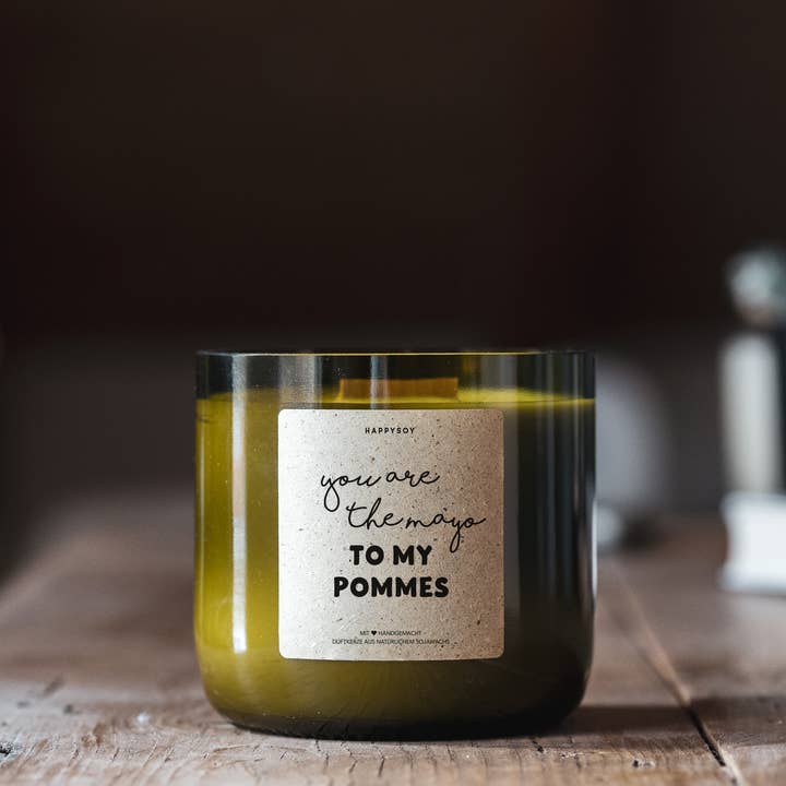 Happysoy - Wholesale Jar/Filled Candle - Scented candle - you are the mayo to my fries1
