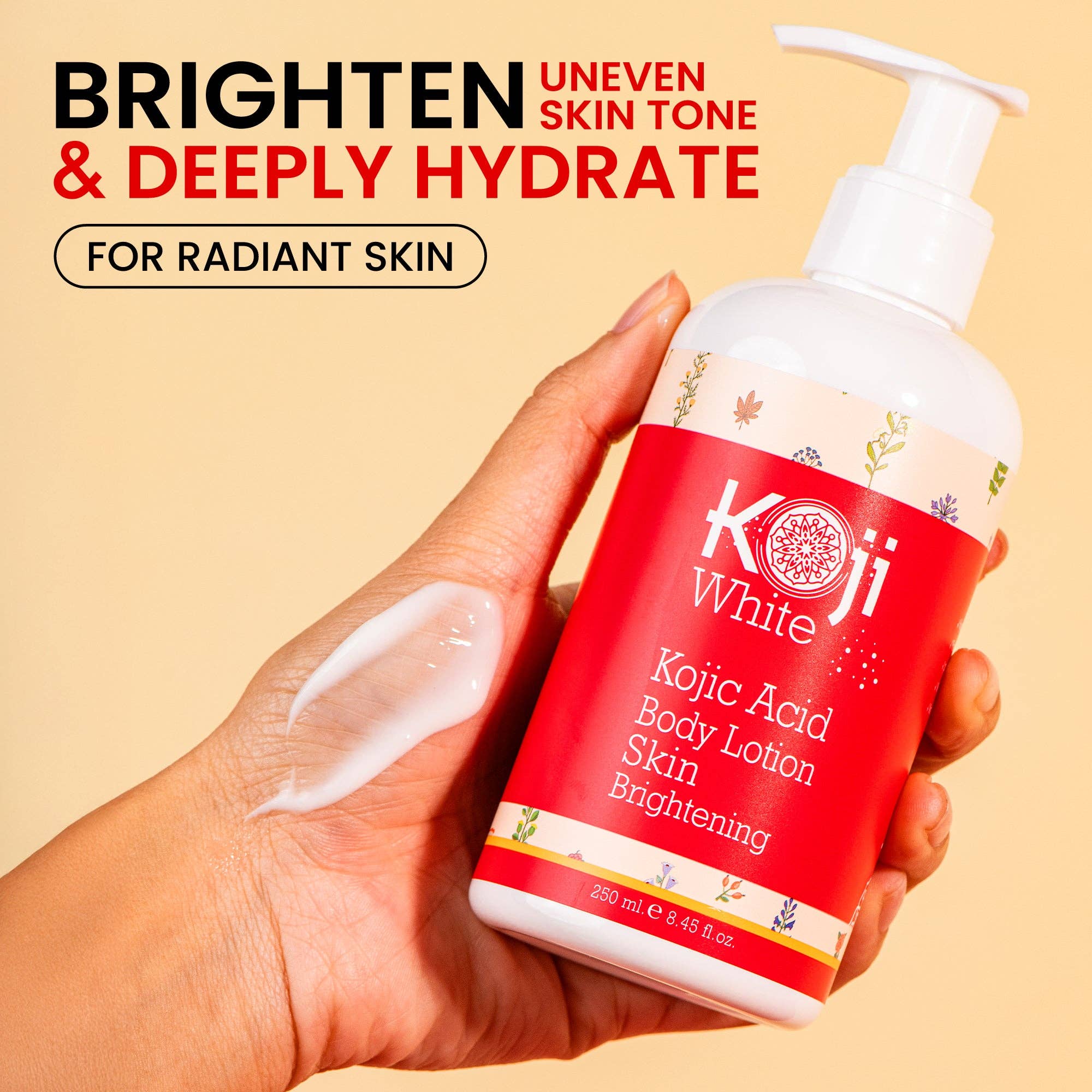 Koji White - Wholesale Body Cream/Lotion - Kojic Acid Skin Brightening Body Lotion (1 Bottle)0