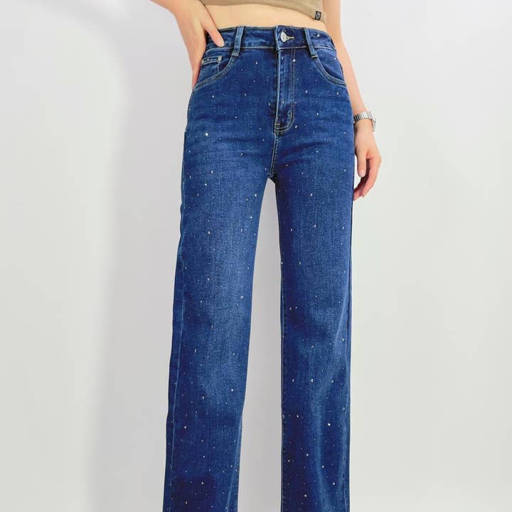 Jeans L8855 för wholesale av LUSA MODE