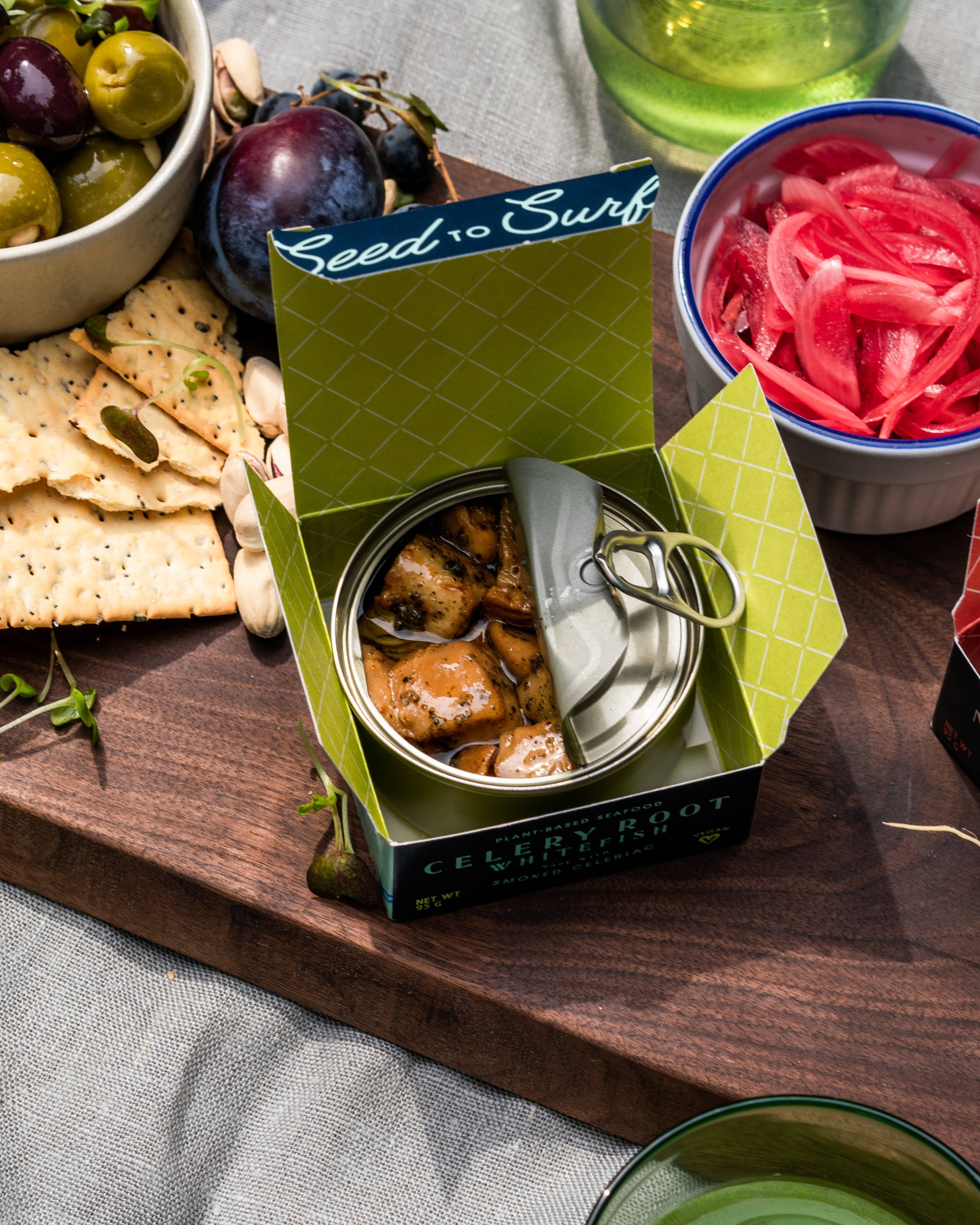 Seed to Surf - Wholesale Shelf Stable Prepared Meal - Celery Root Smoked Whitefish (Vegan)6