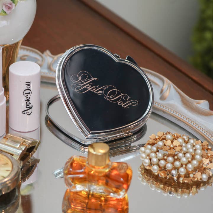 AppleDoll - Wholesale Compact Mirror - Heart Mirror2