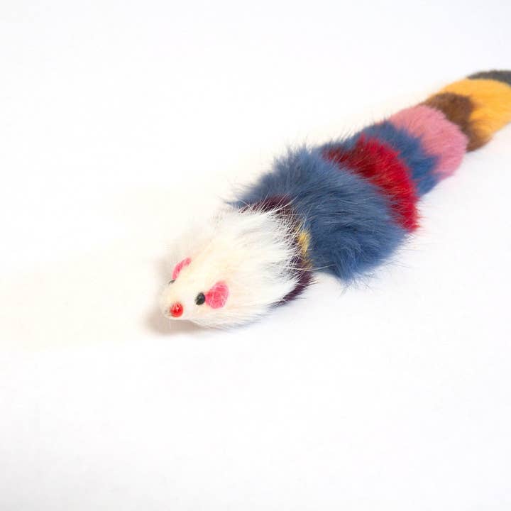 Multi-Colored Fur Weasel Toy
for wholesale by Iconic Pet