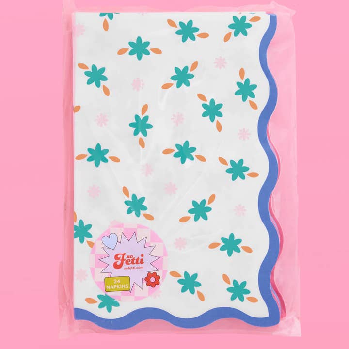 xo, Fetti - Wholesale Disposable Napkin - Italian Summer Napkins, Bachelorette, Birthday Supplies1