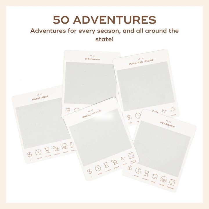 Reach International Outfitters - Wholesale Card Game - Michigan Adventure Bucket List8
