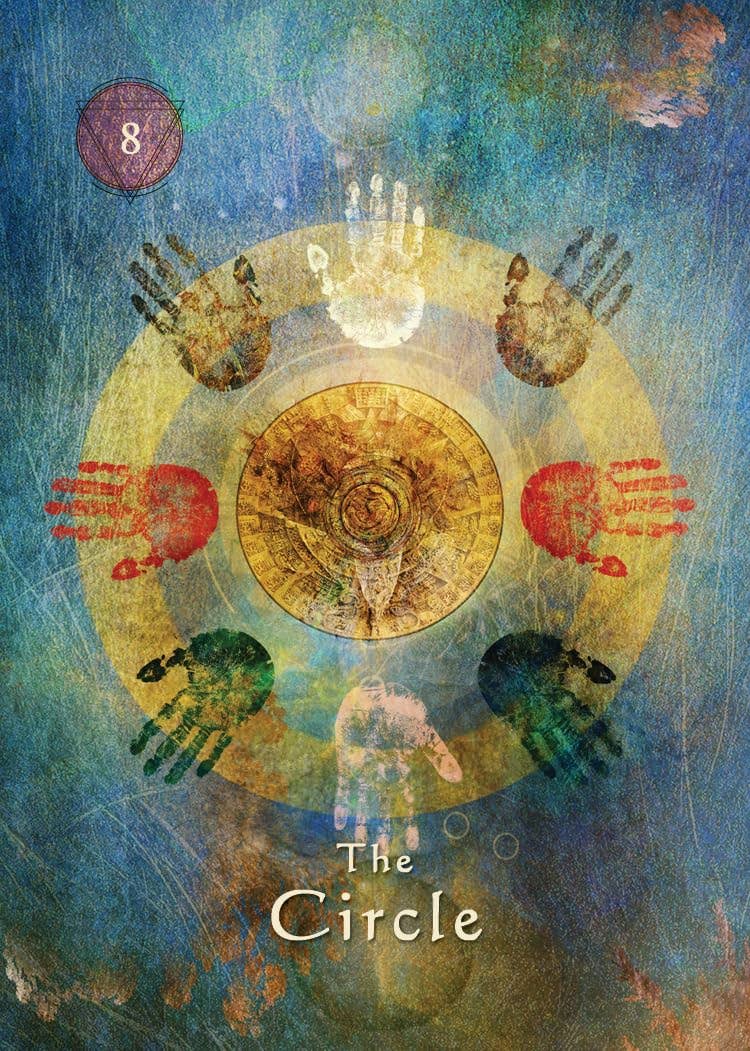 Cardshouse – Cartas de tarô por atacado – Cartas oráculo místicas de xamã em tamanho bolso com caixa de lata - Cardshouse8