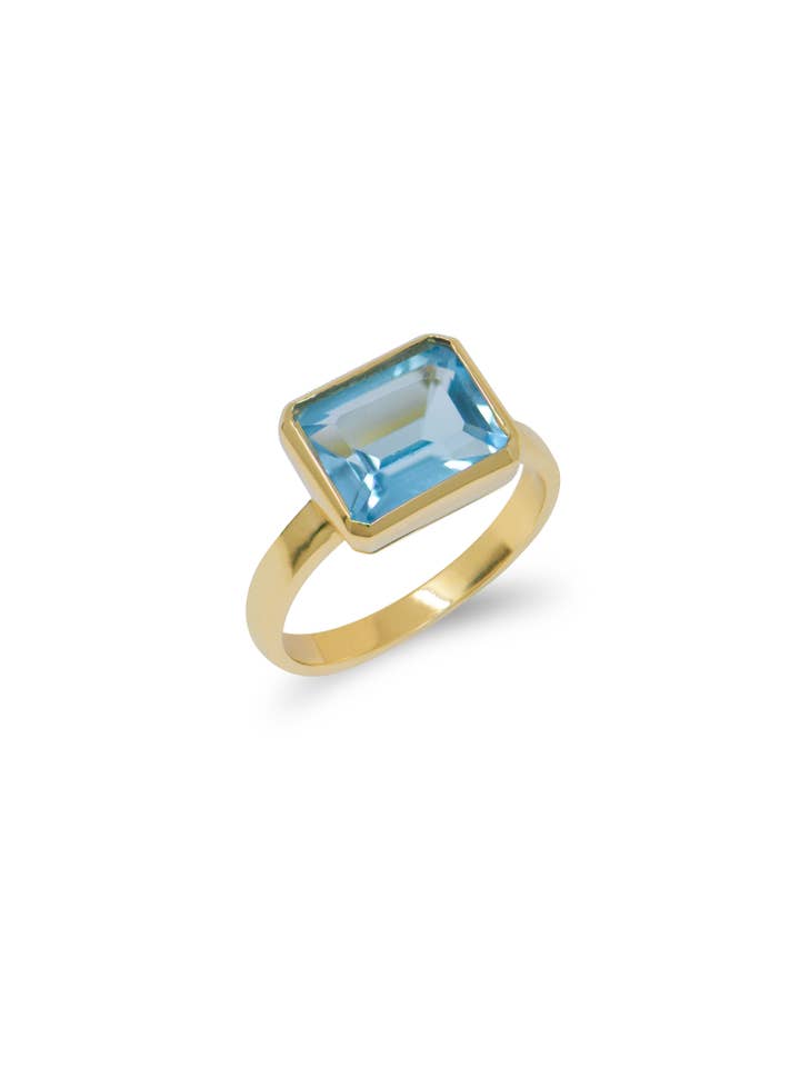 Cléo Daniela Bezel Ring for wholesale by ANZIE