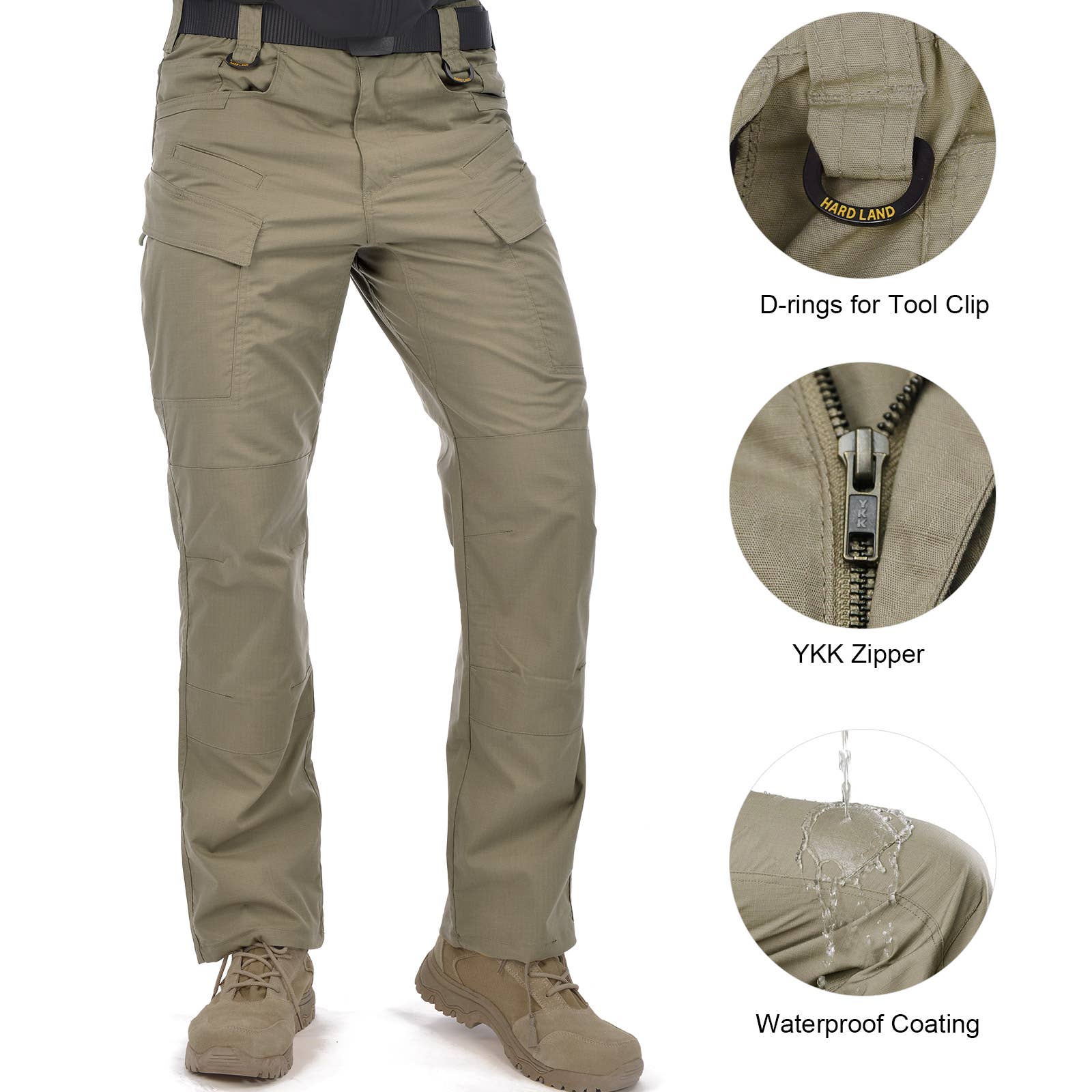Qing Dao Lai Si Ma Te Fang Zhi You Xian Gong Si - Wholesale Pants - Men's - Men's Work Cargo Pants Ripstop 14 Pockets Water Resistant19