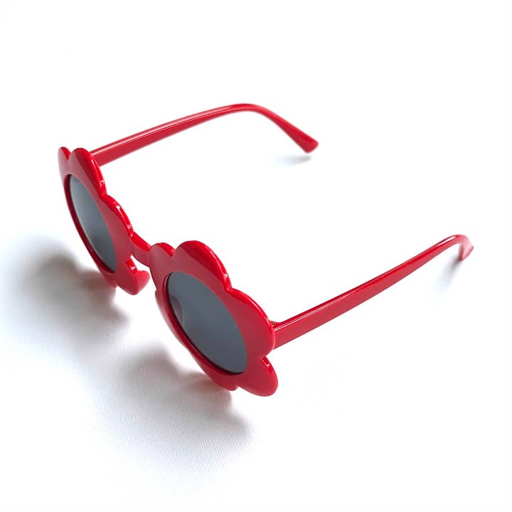 Blomsterpigens solbriller røde for engroshandel hos iconic mi