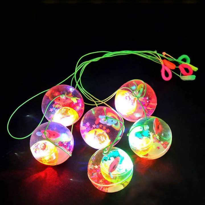 Pagdee Kids Juniors - Wholesale Hanukkah Decoration - Flash Crystal Bouncy Ball For Kids ation