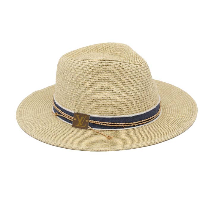 Embellish Your Life - Wholesale Straw Hat - Women's - Upcycled Hat Band Straw Panama