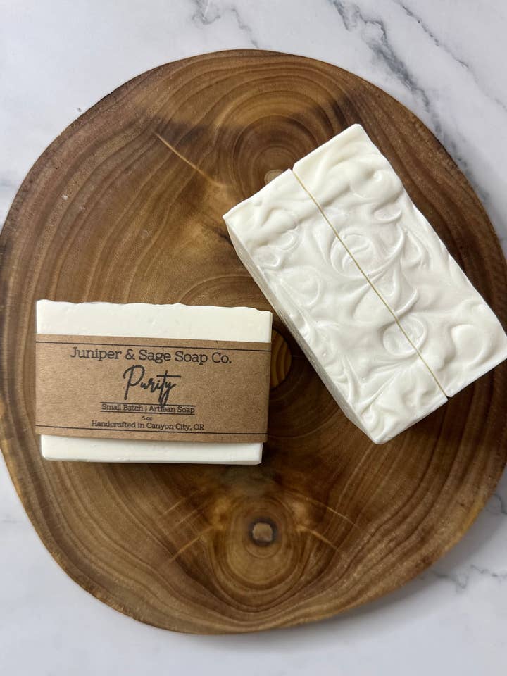 Renhet - Talg & Getmjölkstvål (Helt Naturlig) för wholesale av Juniper & Sage Soap Co. LLC