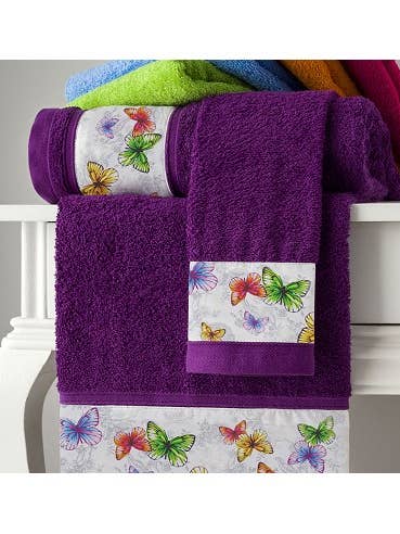 „Natura“ appliziertes Handtuchetui für den Großhandel von Barceló Hogar