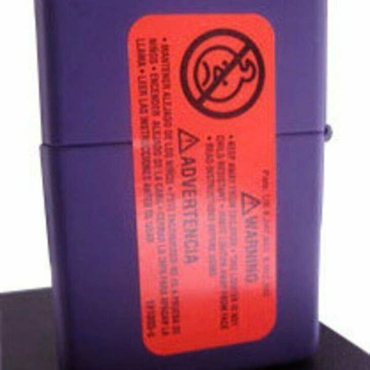 Benhalex - Wholesale Lighter - Zippo Purple Matte w/ Logo Lighter, Regular Classic #237ZL