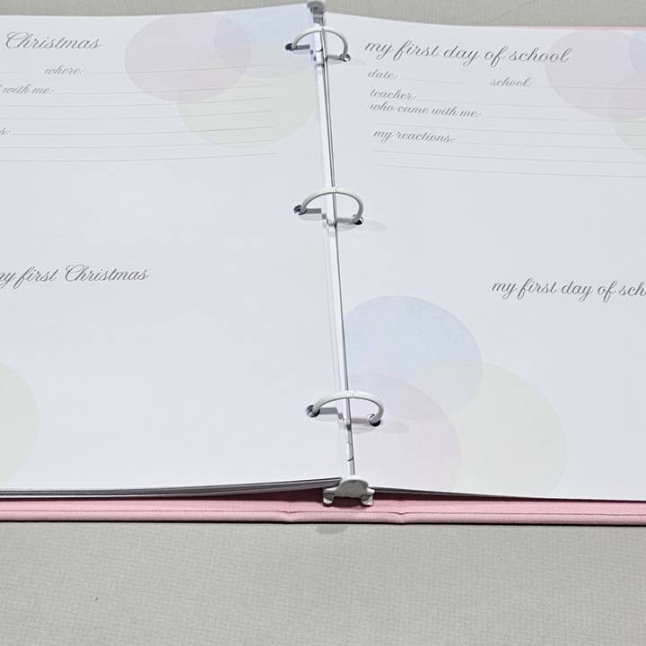 AP Creations, LLC - Wholesale Memory Book - Kids & Baby - The Icon Collection: 3 Pink, 3 Blue, 2 Cream