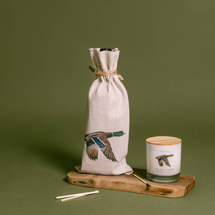 Mads Studio & Co. - Wholesale Wine Gift Bag - Mallard Wine Bag1