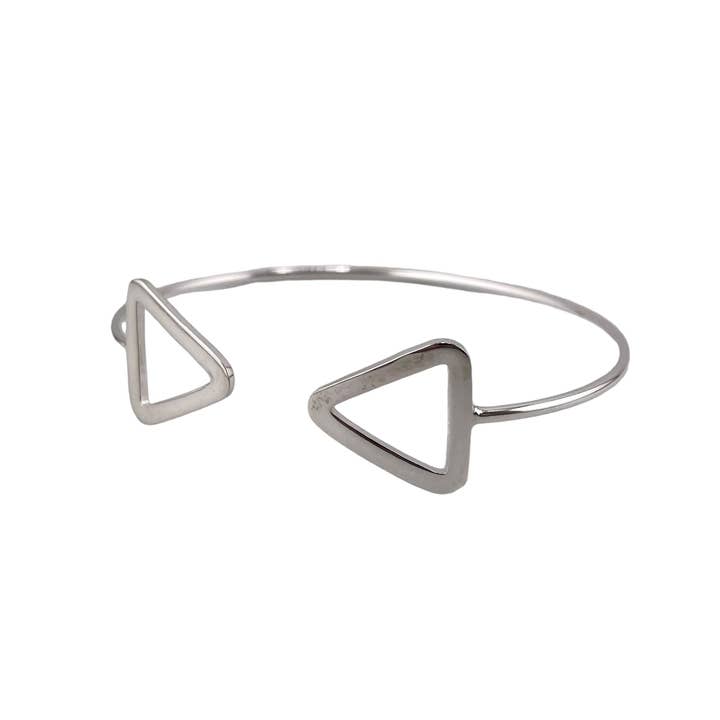 Select Lines - Venta al por mayor Pulseras tipo brazalete - Brazalete de plata de ley con forma de punta de flecha