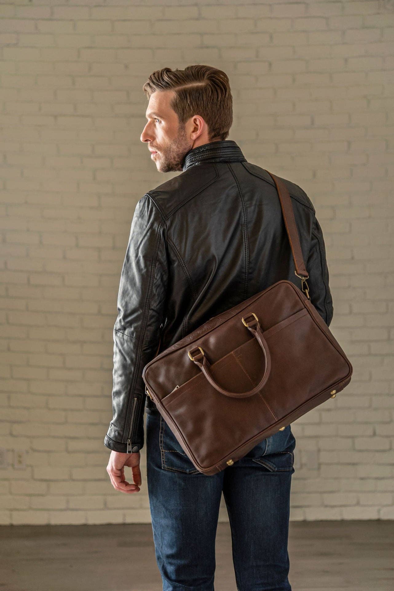 Hides - Vendita all'ingrosso Valigetta - Unisex - Cartella sottile in pelle22