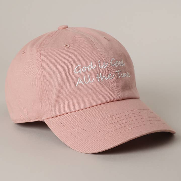 Fashion City - Wholesale Baseball Cap - Women's - God is Good All The Time Embroidery Baseball Cap12