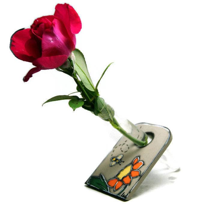 Bud vase with bee - Home decoration for wholesale by Luldesign