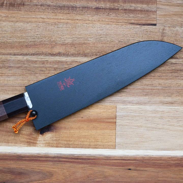 Ginza Steel - Wholesale Kitchen/Utility Knife - Sheath/Saya Ho Wood (Magnolia) - For Gyuto 180mm Knife2