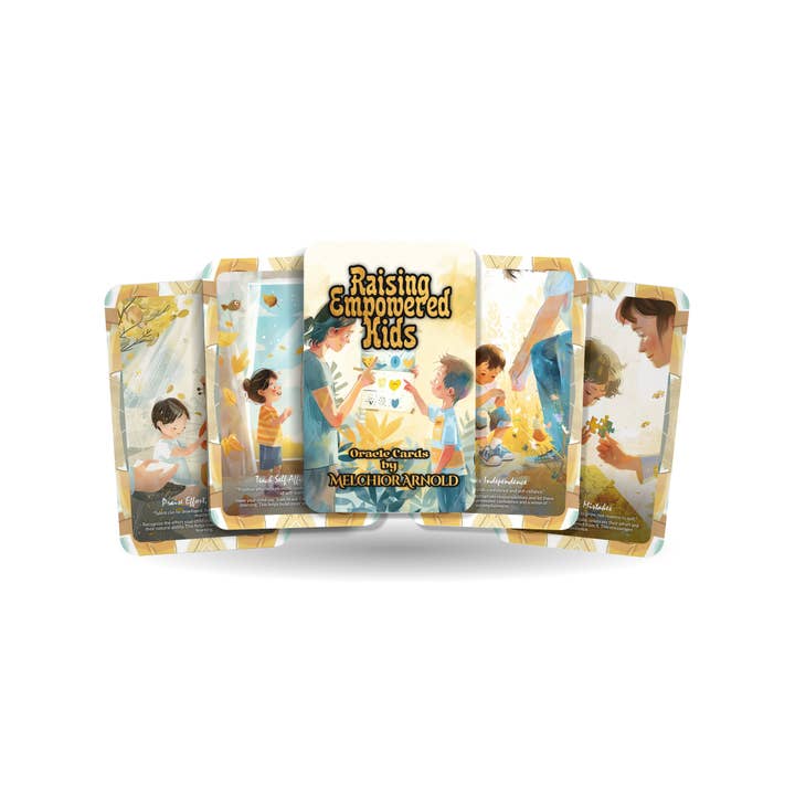 Karten-Deck "Raising Empowered Kids" – Emotionale Intelligenz fördern – Resiliente, selbstbewusste Kinder inspirieren, 22 Karten für den Großhandel von IBIZA TAROT