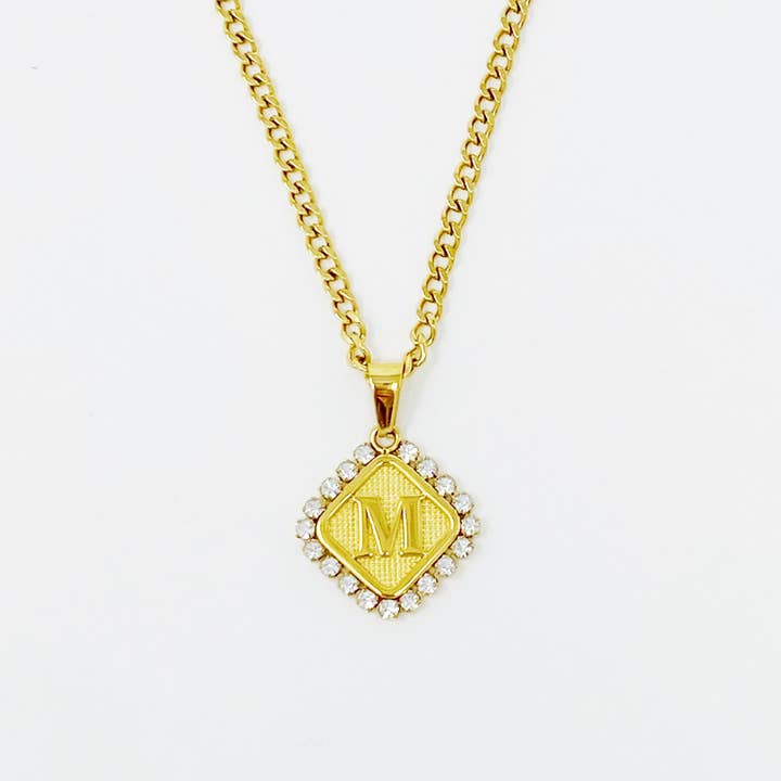 Ellison+Young - Wholesale Pendant/Charm Necklace - Aztec Delight Initial Necklace11