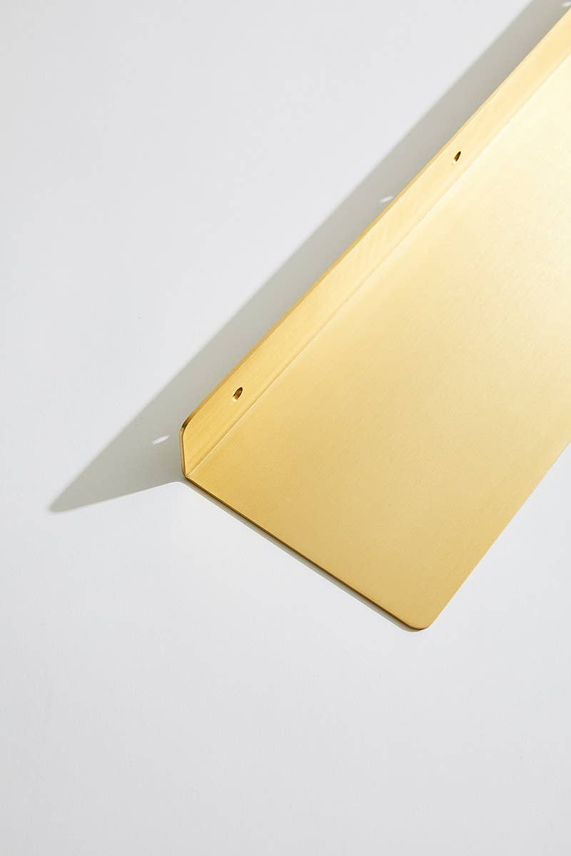 MOUD Home - Vente Étagères murales - Étagère murale en laiton Float - 40 cm3