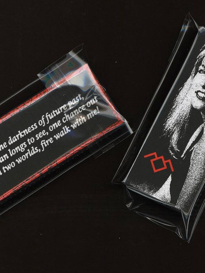 David Lynch "Twin Peaks" Laura Palmer Risograph Matches for wholesale by Back of Beyond Press