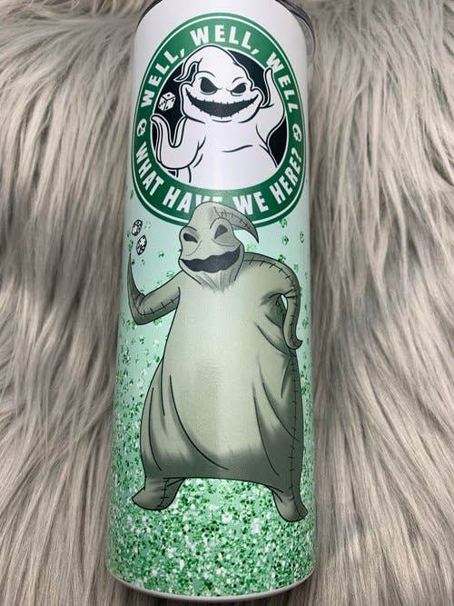 OOGIE BOOGIE 20OZ SKINNY TUMBLER GLOWS IN THE DARK for wholesale by Frugal Fashionista By Toni