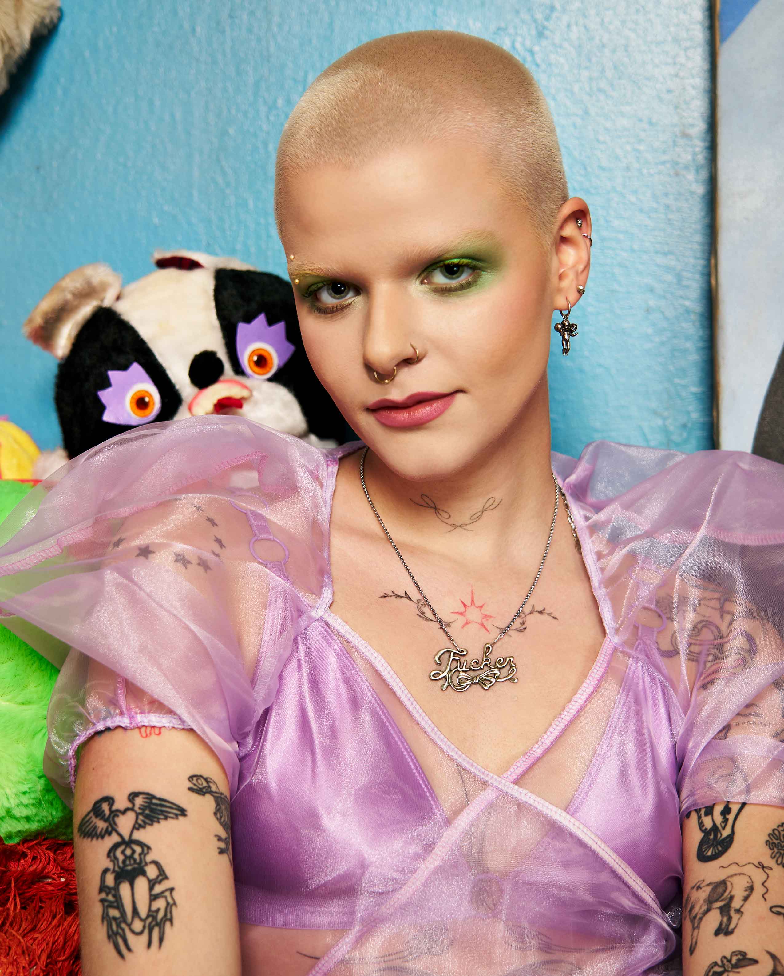 Anomaly Jewelry - Wholesale Pendant/Charm Necklace - Fucker Necklace in Script - Silver or Gold Tone1