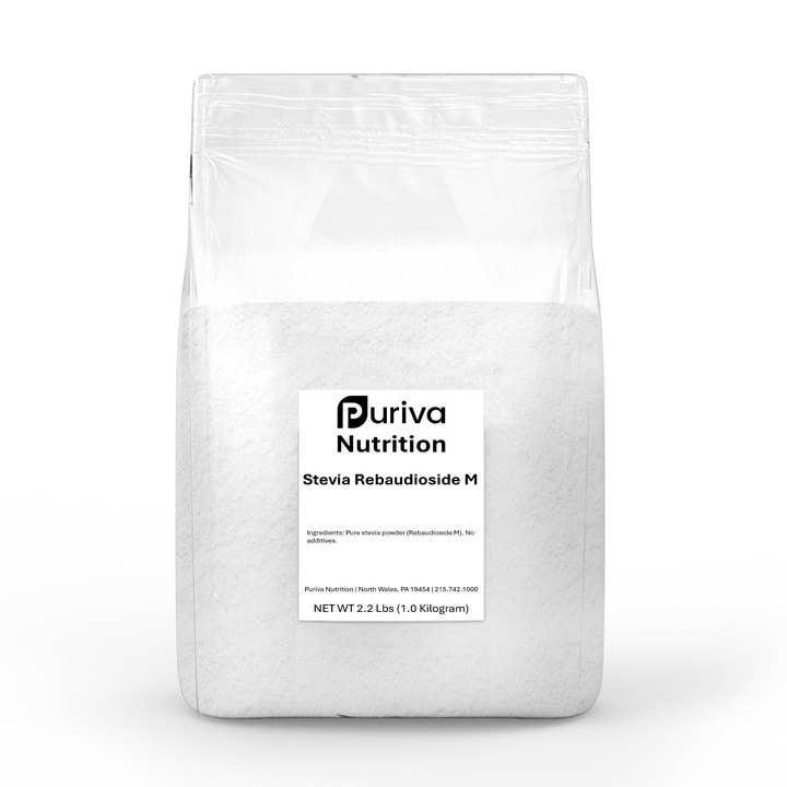 Poudre de Stevia Reb M, (Reb-M | Rébaudioside M), 1 Kilogramme | 2,2 Livres, Puriva Nutrition pour la vente par Puriva Nutrition