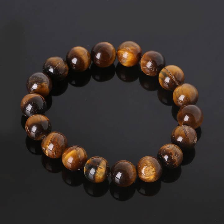 Gold Tiger Eye 6mm Bracelet for wholesale by It's Your Journey LLC