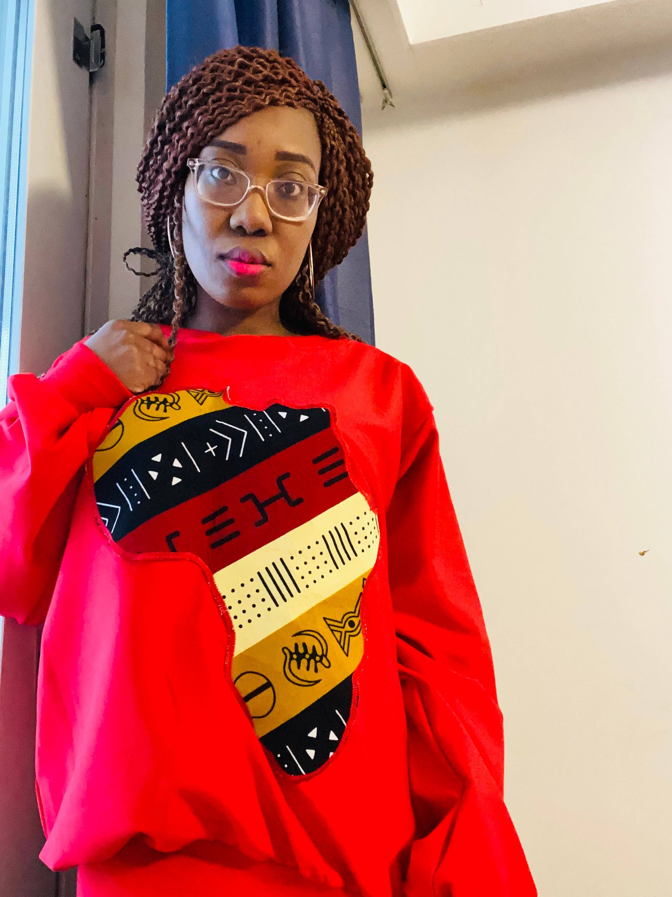 HEYBEAUTYCOLLECTIONS - Wholesale Graphic Sweatshirt - Women's - AWA UNISEX AFRICAN MAP SWEATSHIRTS8