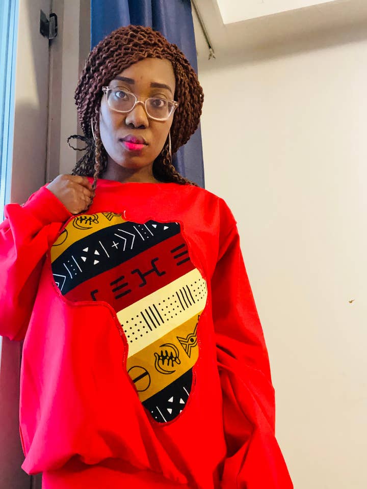 HEYBEAUTYCOLLECTIONS - Wholesale Graphic Sweatshirt - Women's - AWA UNISEX AFRICAN MAP SWEATSHIRTS8