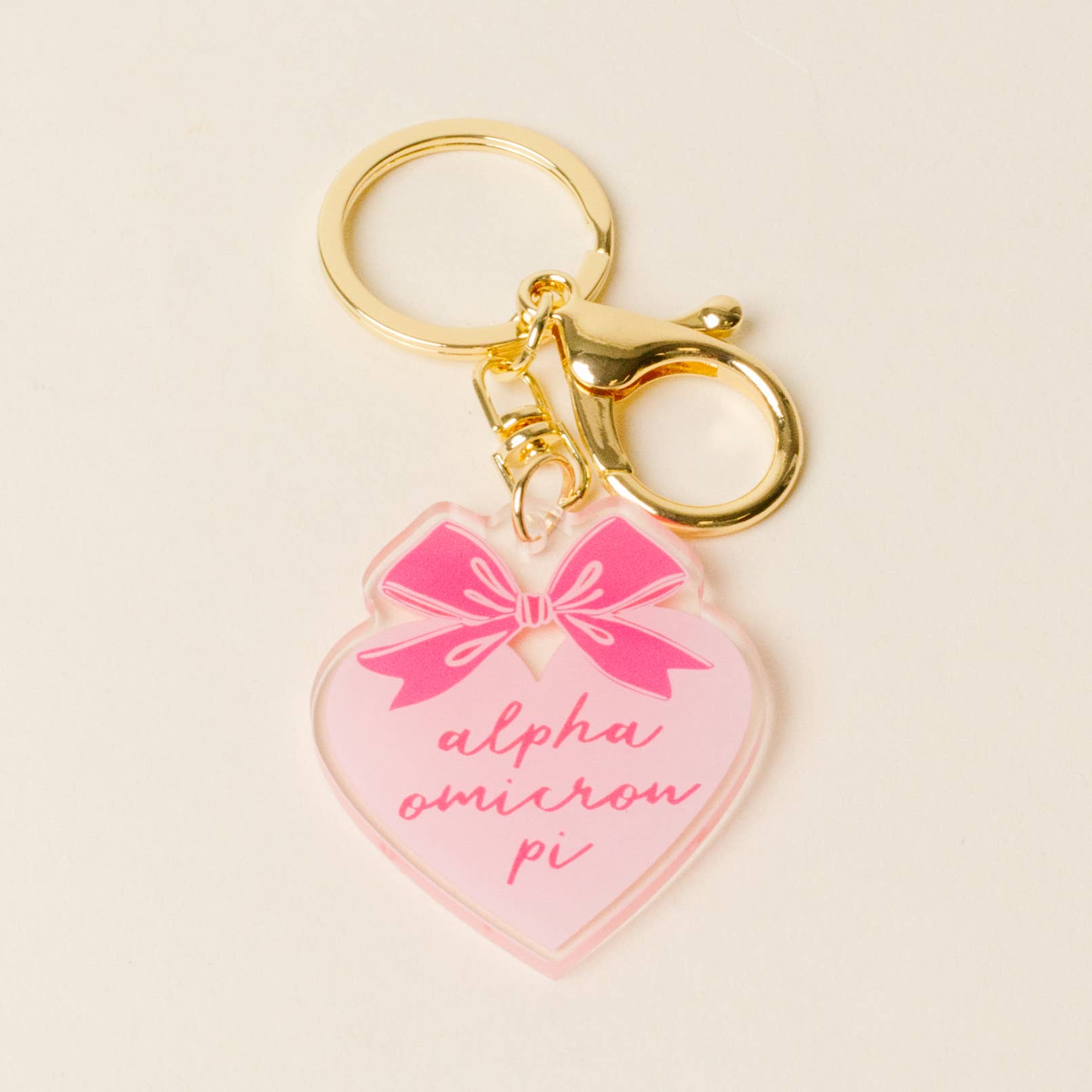 The Darling Effect - Wholesale Keychain - Women's - Sorority Sweetheart Bow Acrylic Keychain - 19 Chapters4