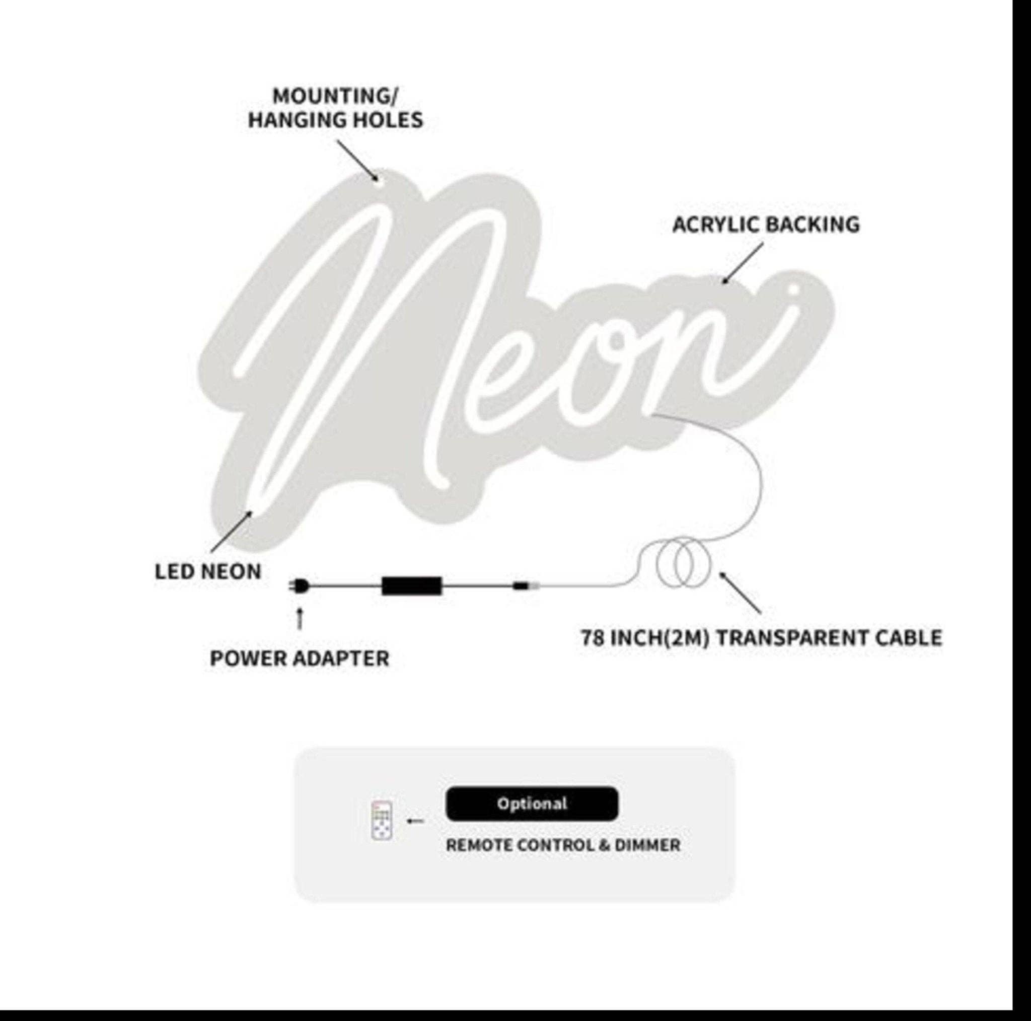 CityNeon - Wholesale Neon Sign - Ocean Wave Neon Sign - Sea LED Neon Light - Water Nature Bedside Custom Lamp - Bedroom Nursery Wall Decor2